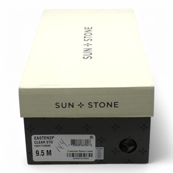 Sun Stone Womens Beige Cushioned Comfort Studded Slip Resistant Easten Round Toe - Picture 9 of 9